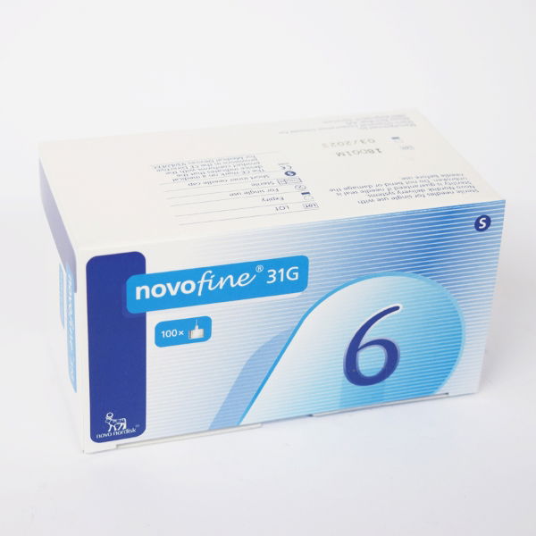 NOVOFINE NEEDLES 31G X 6MM 100 2670552