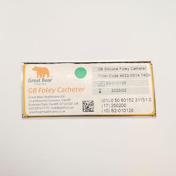 GREAT BEAR All Silicone Foley Catheter CH14 - 1