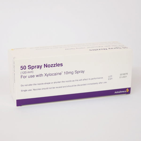 XYLOCAINE Short Nozzle For Use With Spray - 50