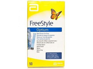 FREESTYLE OPTIUM PLUS GLUCOSE TEST STRPS 50 - 2879922