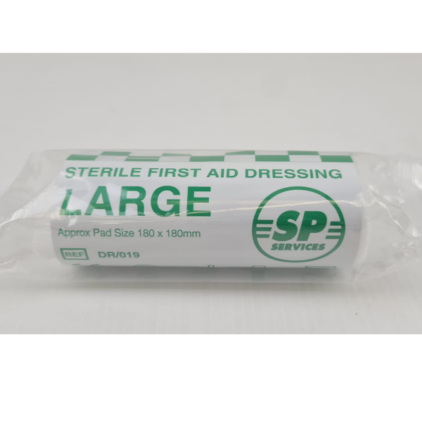 First Aid HSE Sterile Dressing Flow Wrap Large 18 x 18cm - 1