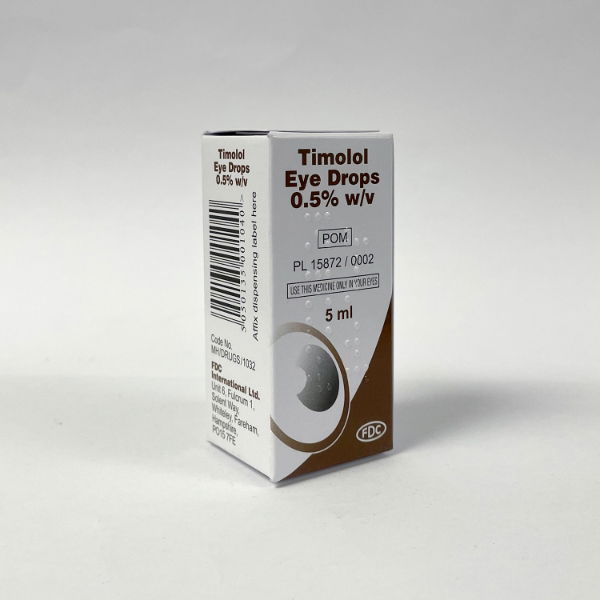 Timolol 0.5% Eye Drops 5ml - 1
