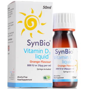 SYNBIO Vitamin D3 Liquid 800iu/ml 50ml - 1