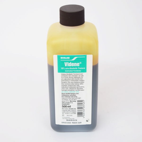 VIDENE ALCOHOLC TINCTURE 500ML 2122810